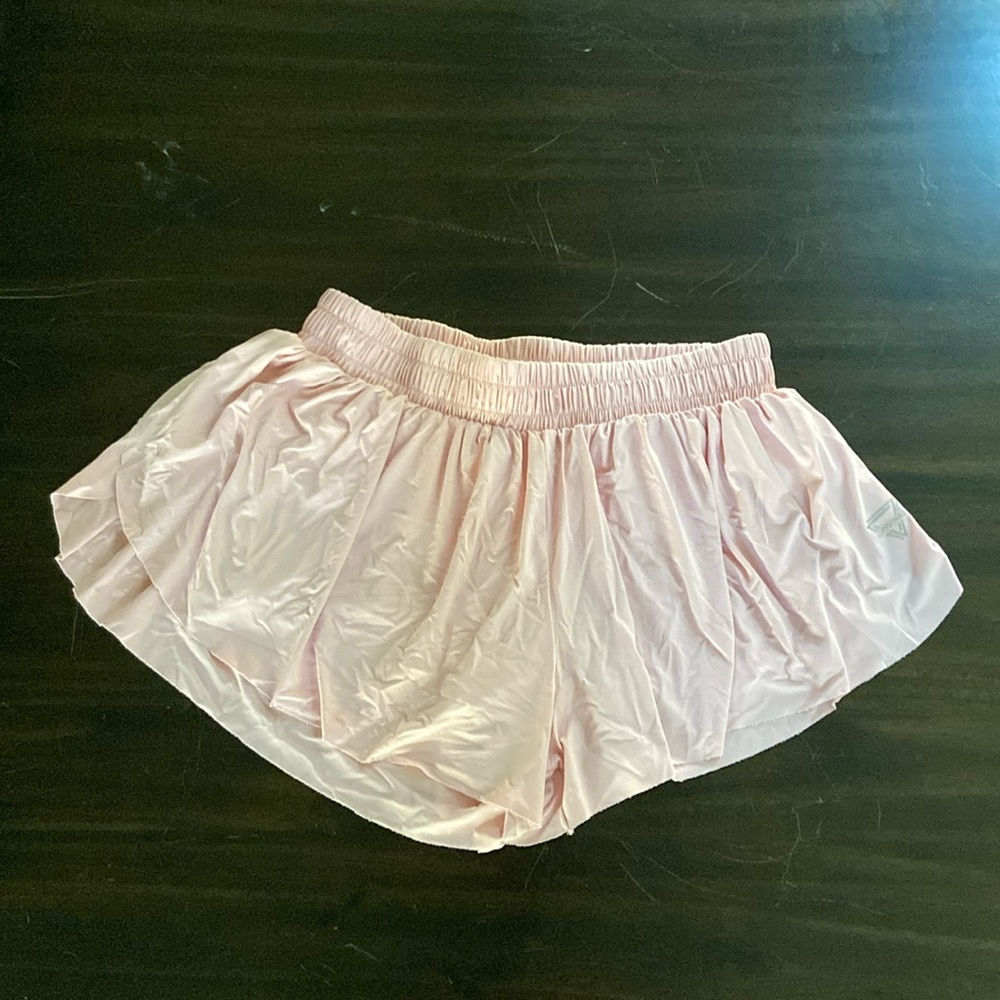 Luogongzi pink skort
